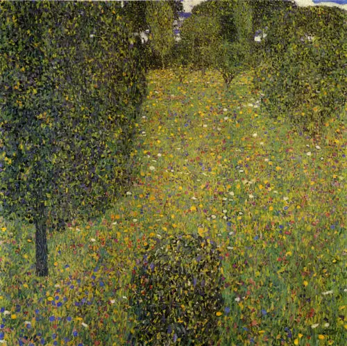 Landscape of a Garden Gustav Klimt